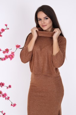 Brown Knitwear Set