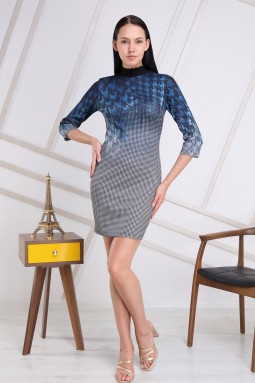 Blue Crowbar Dress