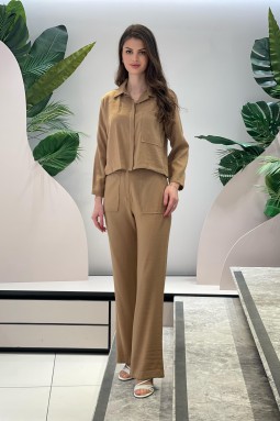 Mink Suit with Pockets