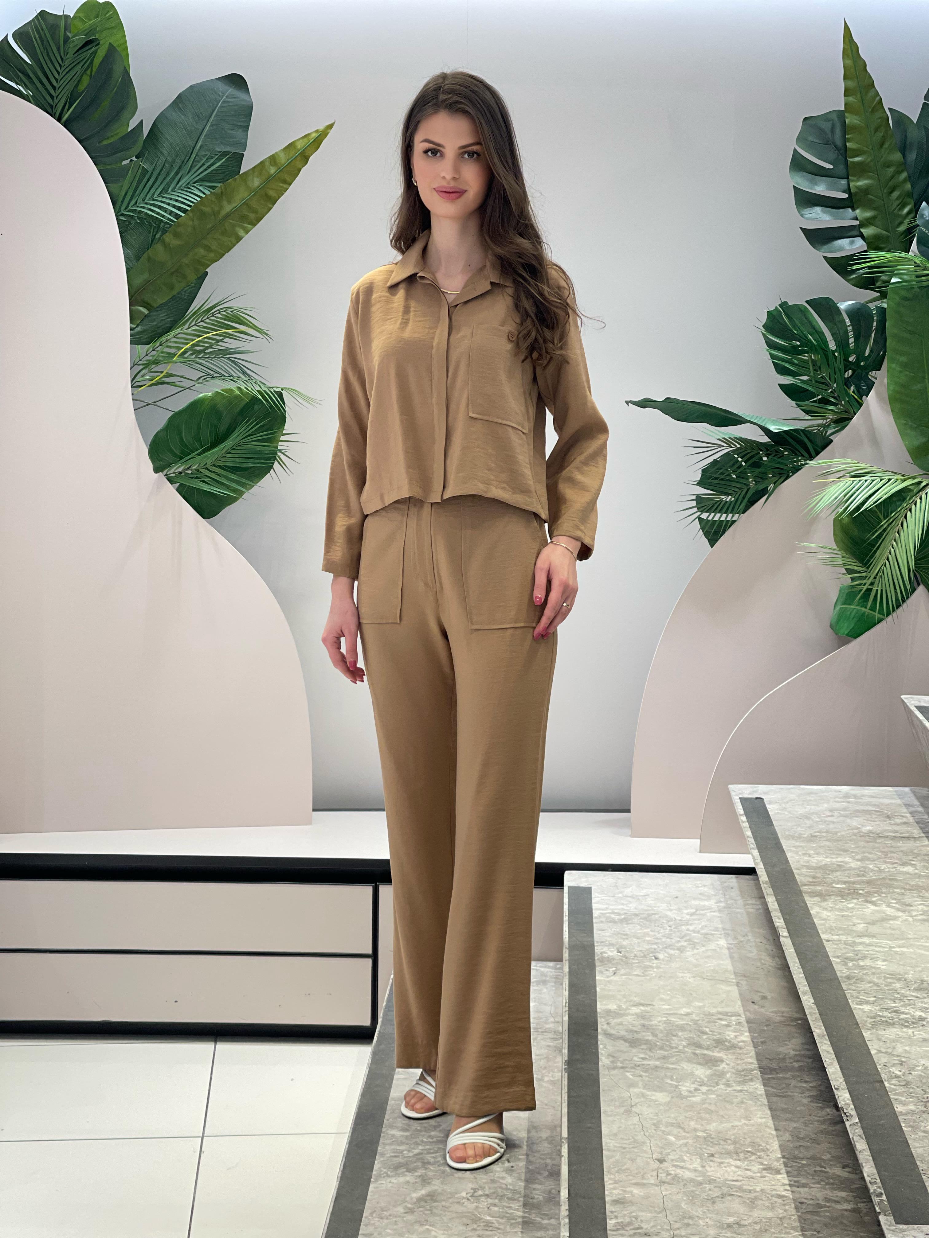 Mink Suit with Pockets