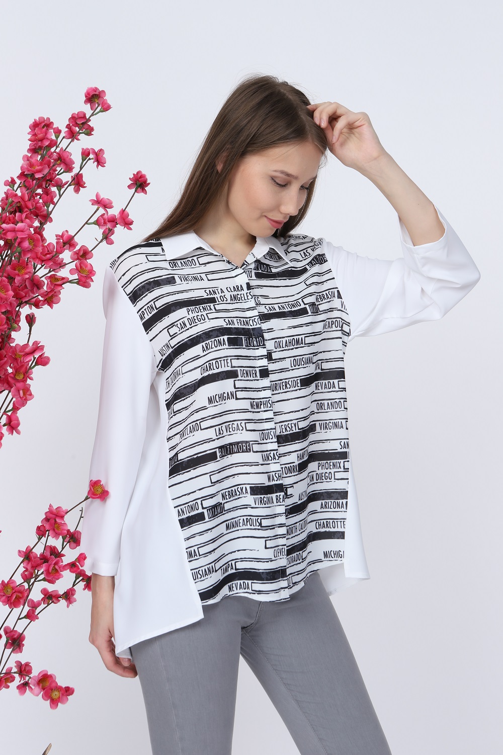 Written White Blouse