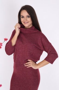 Bordo Renk Triko Takım